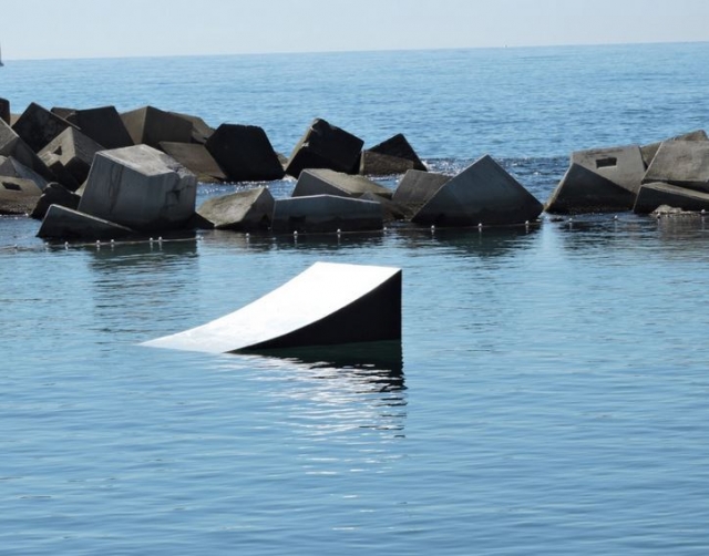 Kicker en cable park